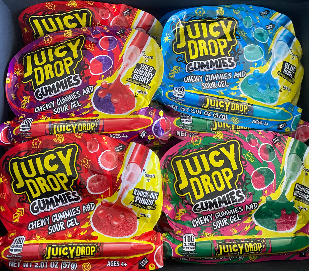 Juicy Drop Gummies with Sour Gel Pen